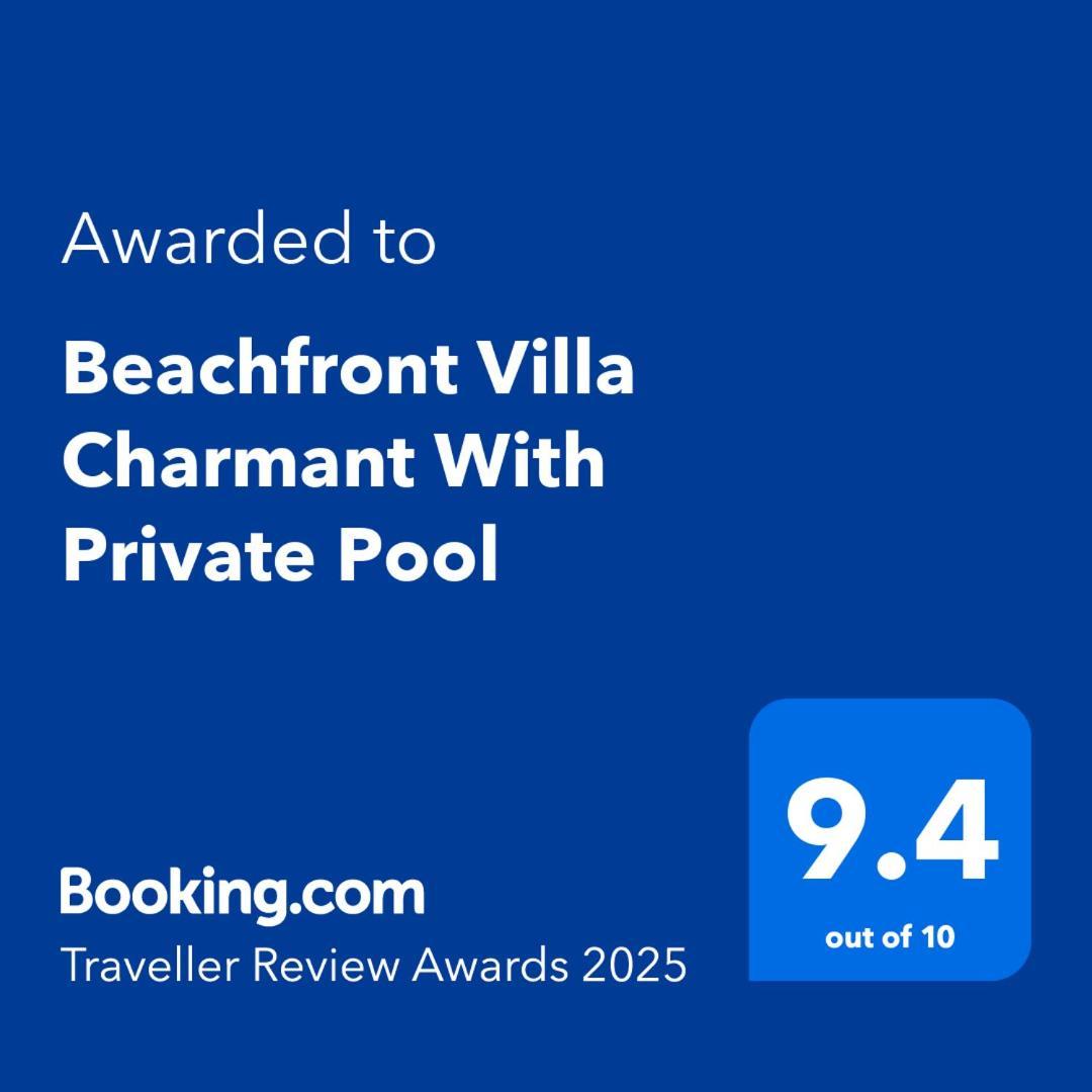 Beachfront Villa Charmant With Private Pool Koh Samui Exterior foto
